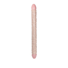 Load image into Gallery viewer, Ivory Duo 18in Veined Double Dong
