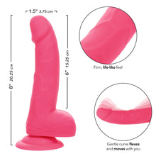 Load image into Gallery viewer, Neon Silicone Studs 6in Pink
