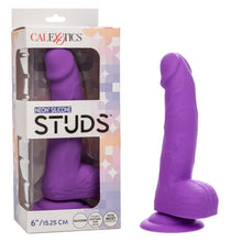 Load image into Gallery viewer, Neon Silicone Studs 6in Purple
