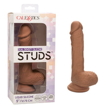 Load image into Gallery viewer, Dual Density Silicone Stud 5in Brown

