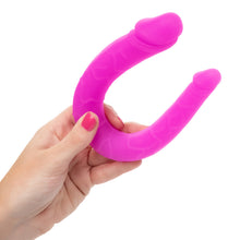 Load image into Gallery viewer, Silicone Double Dong Purple Ac/dc
