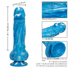 Load image into Gallery viewer, Twisted Love Twisted Dong 6 In Blue
