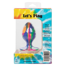 Load image into Gallery viewer, Cheeky Medium Swirl Tie Dye Plug
