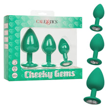 Load image into Gallery viewer, Cheeky Gems 3pc Set Green
