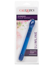 Load image into Gallery viewer, Slender Tulip Wand-cobalt
