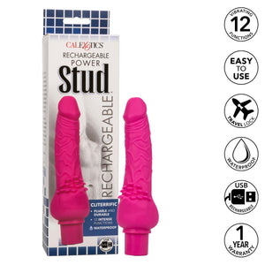 Rechargeable Power Stud Cliterrific Pink