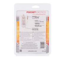 Load image into Gallery viewer, Pocket Exotic Heated Whisper Bullet
