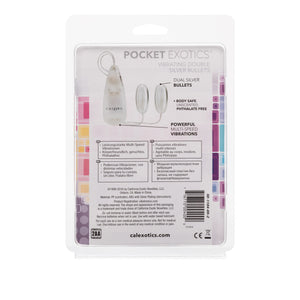Pocket Exotic Double Bullet Silver