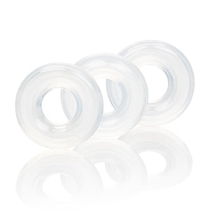 Set Of 3 Silicone Stacker Rings