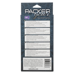 Packer Gear Black Brief Harness M/l