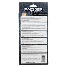 Load image into Gallery viewer, Packer Gear Black Brief Harness Xl/2xl
