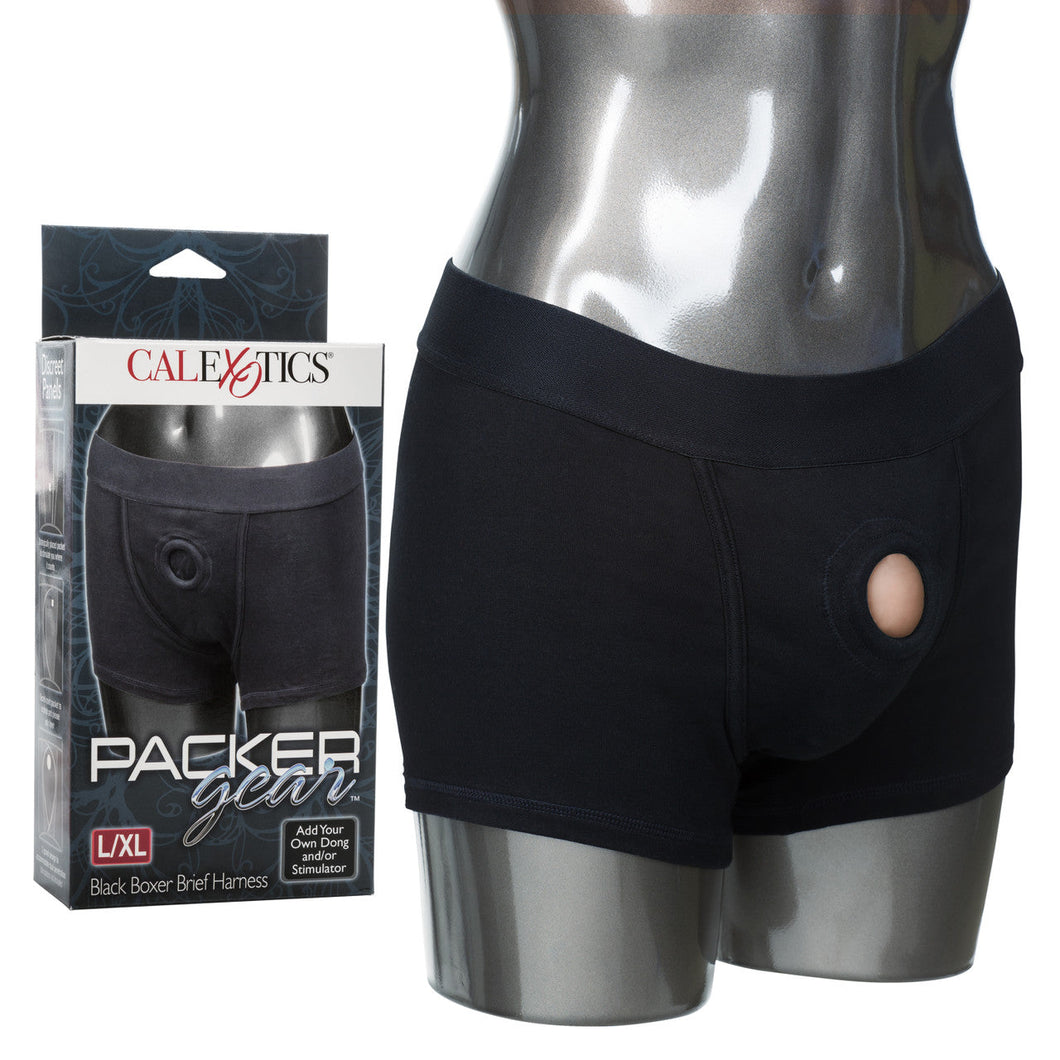 Packer Gear Black Boxer Harness L/xl