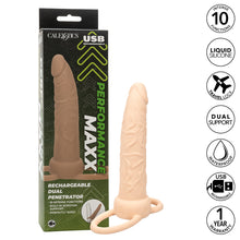 Load image into Gallery viewer, Performance Maxx Rechargeable Dual Penetrator Ivory
