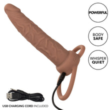 Load image into Gallery viewer, Performance Maxx Rechargeable Dual Penetrator Brown
