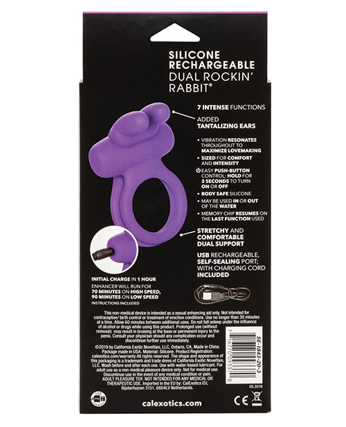Rechargeable Rockin Rabbit Enhancer – Lubilicious