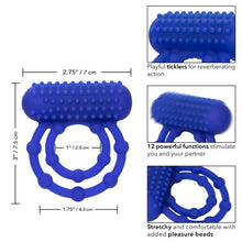 Load image into Gallery viewer, Silicone Rechargeable 10 Bead Maximus Ring
