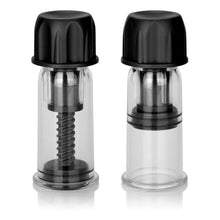 Load image into Gallery viewer, Nipple Play Vacuum Twist Suckers Black
