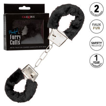 Load image into Gallery viewer, Playful Furry Cuffs Black
