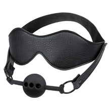 Load image into Gallery viewer, Nocturnal Collection Eyes Mask Breathable Ball Gag
