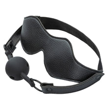 Load image into Gallery viewer, Nocturnal Collection Eyes Mask Breathable Ball Gag
