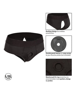 Boundless Backless Brief L/xl Harness Black
