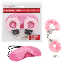 Load image into Gallery viewer, Pleasure Cuffs W/satin Mask
