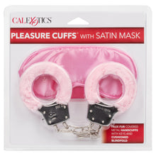 Load image into Gallery viewer, Pleasure Cuffs W/satin Mask
