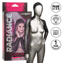 Load image into Gallery viewer, Radiance Plus Size Hooded Shoulder Shrug
