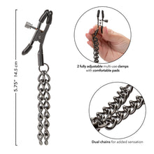 Load image into Gallery viewer, Euphoria Chain Nipple Clamps
