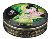 Load image into Gallery viewer, Mini Massage Candle Zenitude/ Exotic Green Tea 1 Oz
