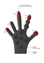 Load image into Gallery viewer, Stimulation Glove Black
