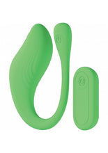 Load image into Gallery viewer, Loveline Velvet G-spot Vibrating Green

