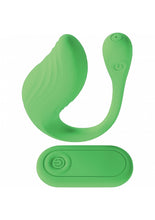 Load image into Gallery viewer, Loveline Velvet G-spot Vibrating Green
