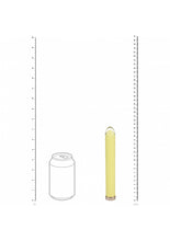 Load image into Gallery viewer, Loveline Sparkle 6.3 Vibrator Glass Yellow "
