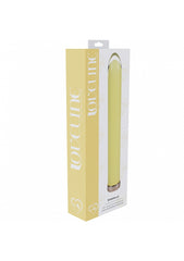 Loveline Sparkle 6.3 Vibrator Glass Yellow 