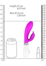 Load image into Gallery viewer, Alexios Butterfly &amp; G-spot Vibrator Fuchsia
