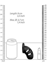 Load image into Gallery viewer, Mancage Model 20 Chastity 3.5 In Silicone Cock Cage
