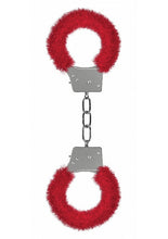 Load image into Gallery viewer, Beginner's Handcuffs Furry Red
