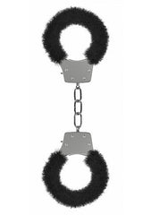 Pleasure Handcuffs Furry Black