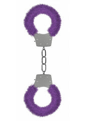 Pleasure Handcuffs Furry Purple