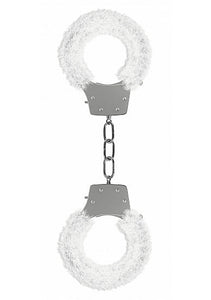 Pleasure Handcuffs Furry White