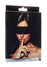 Load image into Gallery viewer, Mystere Lace Mask Black
