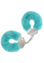 Load image into Gallery viewer, Ouch! Heavy Duty Fluffy Handcuffs - Blue
