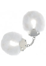 Load image into Gallery viewer, Ouch! Heavy Duty Fluffy Handcuffs White
