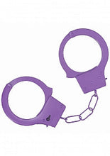 Load image into Gallery viewer, Ouch! Classic Metal Handcuffs Purple

