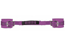 Load image into Gallery viewer, Adjustable Leather Handcuffs Purple

