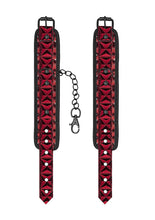 Load image into Gallery viewer, Ouch! Luxury Hand Cuffs Burgundy
