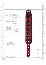 Load image into Gallery viewer, Ouch! Luxury Hand Cuffs Burgundy
