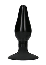 Load image into Gallery viewer, (wd) Interchangeable Butt Plug Pointed Medium Black
