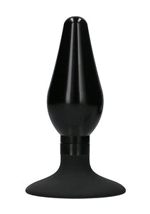 (wd) Interchangeable Butt Plug Pointed Medium Black